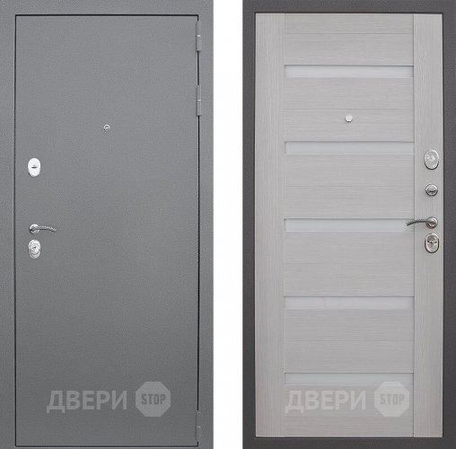 Входная металлическая Дверь Снедо Люкс Белая Лиственница 3К