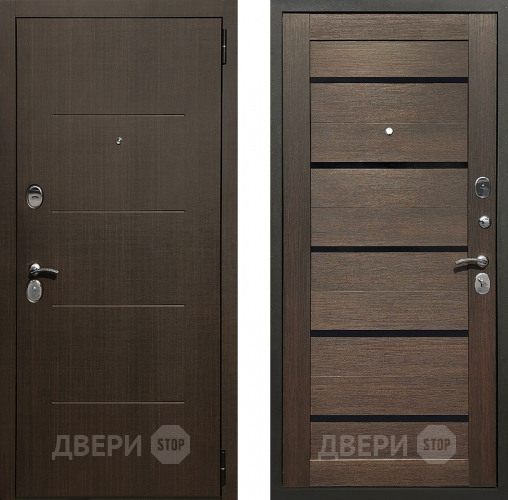 Входная металлическая Дверь Престиж Люкс Арабика/Темный орех