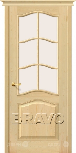 Межкомнатная дверь со стеклом М7 (Без отделки)