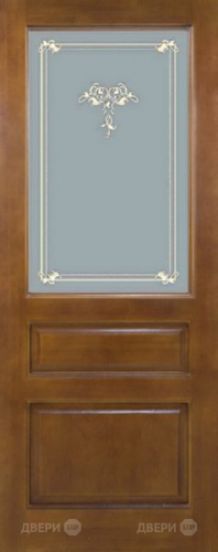 Межкомнатная дверь ПМЦ - модель 5 ПО коньяк