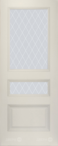 Межкомнатная дверь ProfilDoors 68U магнолия сатинат (ромб)