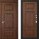 Входная металлическая Дверь (Дверной Континент) Порта Темный орех