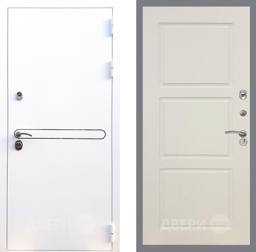 Входная металлическая Дверь Стоп Лайн Вайт ФЛ-3 Шампань