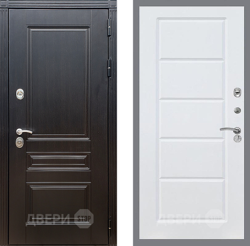 Входная металлическая Дверь Стоп МЕГАПОЛИС ФЛ-39 Силк Сноу