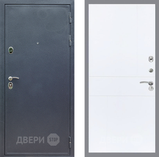 Входная металлическая Дверь Стоп СИЛЬВЕР ФЛ-290 Силк Сноу