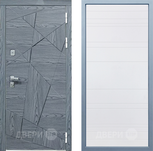 Входная металлическая Дверь Дива МД-97/3 Д-5 Белый