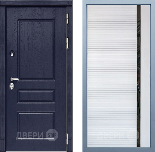 Входная металлическая Дверь Дива МД-45 МХ-45 Белый матовый