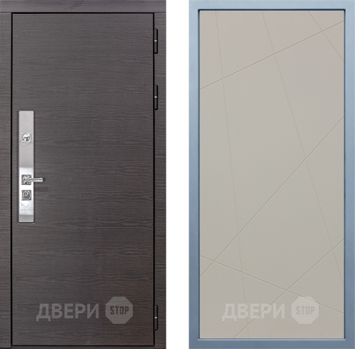 Входная металлическая Дверь Дива МХ-39 STR Д-11 Шампань