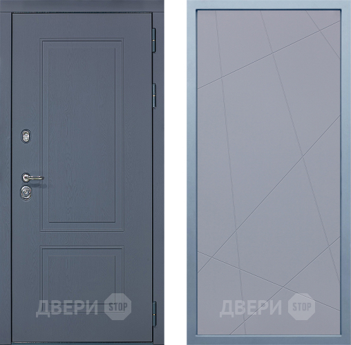 Входная металлическая Дверь Дива МХ-38 STR Д-11 Силк Маус