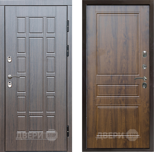 Входная металлическая Дверь Престиж TERMO с терморазрывом Престиж Классика Дуб