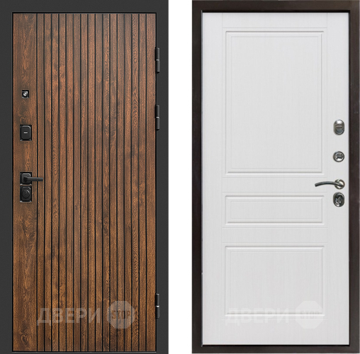 Входная металлическая Дверь Престиж Tvist Классика Белое дерево