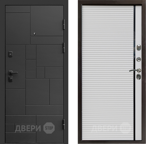 Входная металлическая Дверь Престиж Kvadro Porte Белый