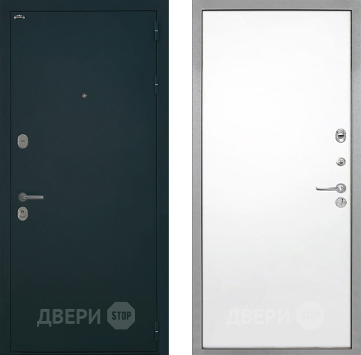 Входная металлическая Дверь Интекрон (INTECRON) Греция Гладкая Силк Сноу