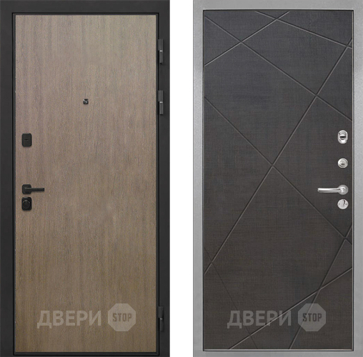 Дверь Интекрон (INTECRON) Профит Black Венге Коричневый Лучи-М Венге распил кофе