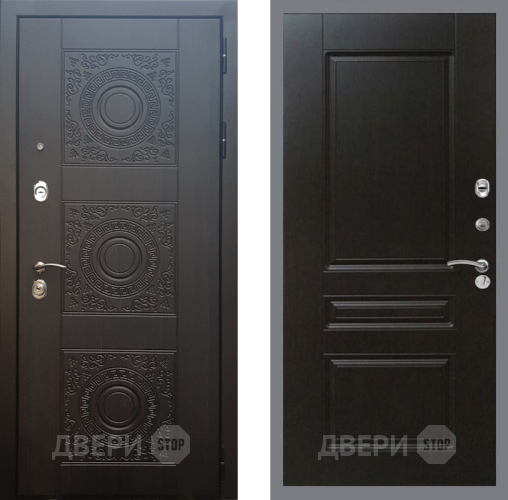 Входная металлическая Дверь Рекс (REX) 10 FL-243 Венге