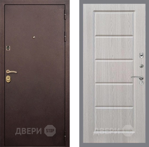 Входная металлическая Дверь Рекс (REX) Лайт 3К FL-39 Беленый дуб