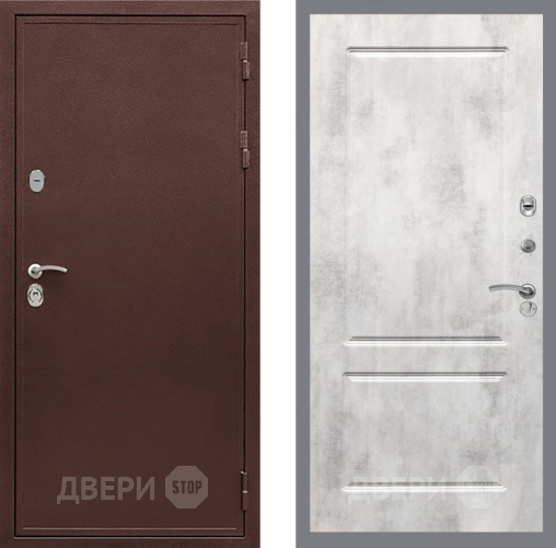 Входная металлическая Дверь Рекс (REX) 5А FL-117 Бетон светлый