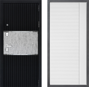 Дверь Дверной континент ДК-13 ФЛ-757 Белое Стекло Софт милк