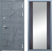 Дверь Дива МД-97/3 Д-15 Зеркало Венге 960х2050 мм