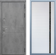 Дверь Дива МД-48 МХ-45 Белый матовый 960х2050 мм