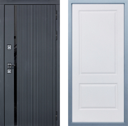 Дверь Дива МХ-46 STR Д-7 Белый 860х2050 мм