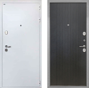 Дверь Интекрон (INTECRON) Колизей White ФЛ-295 Лофт черный