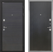 Дверь Интекрон (INTECRON) Гектор Эковенге ФЛ-295 Лофт черный 960х2050 мм